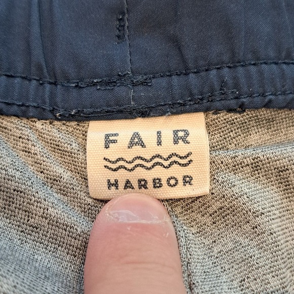 Fair Harbor Mens 38 Ozone Board Shorts Lined Swim Trunk Surf Athletic Navy *READ - Picture 4 of 11